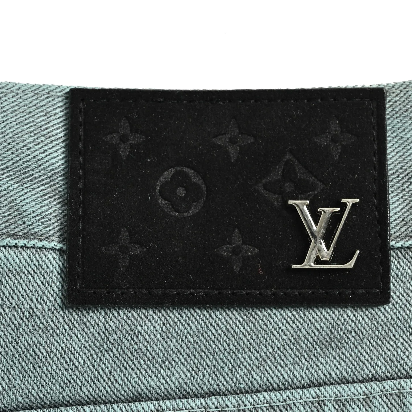 Louis Vuitton/Louis Vuitton Louis Vuitton presbyopic gradient embroidered jeans